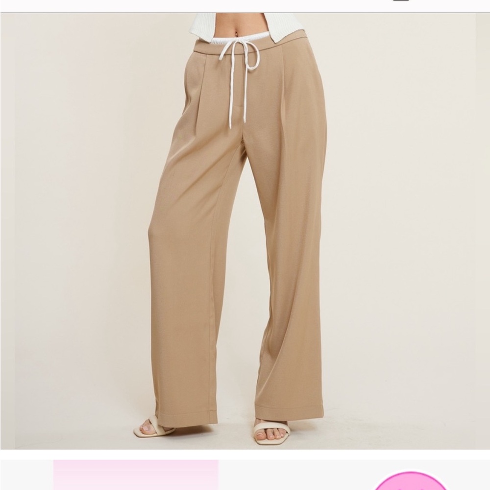 Taupe- Maddie Trousers